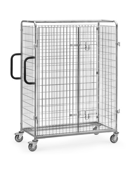 Double-portes battantes pour chariot préparateur de commandes