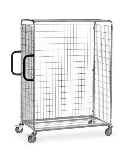 Cloison arrière pour chariot préparateur de commandes