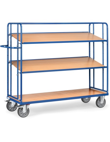 Chariot haut à plateaux inclinables