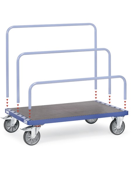 Chariot porte-panneaux (sans tubes cintrés)