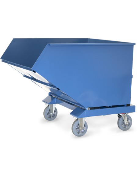 Chariot benne basculante sans robinet de vidange
