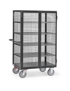 Chariot fermé "Gamme en gris"