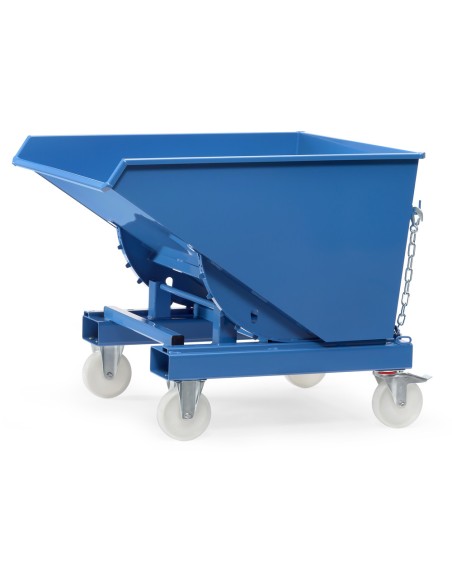 Benne auto-basculante sans robinet de vidange