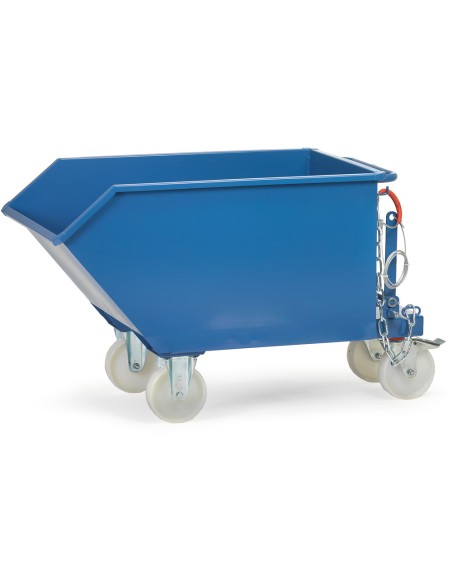 Benne basculante avec robinet de vidange