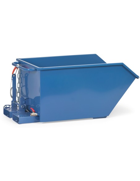 Benne basculante avec robinet de vidange
