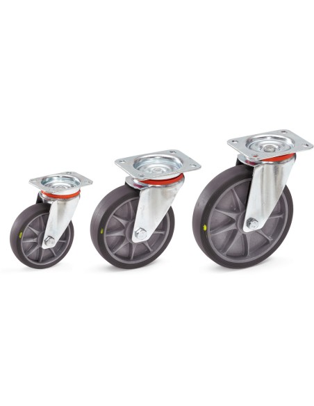 Roue pivotante TPE-ESD (Electrostatic Discharge)