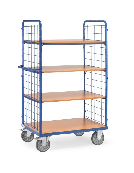 Chariot haut avec treillis métallique