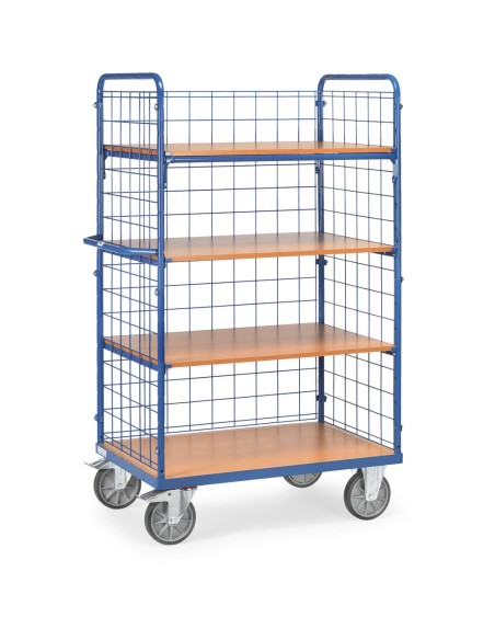 Chariot haut avec treillis métallique