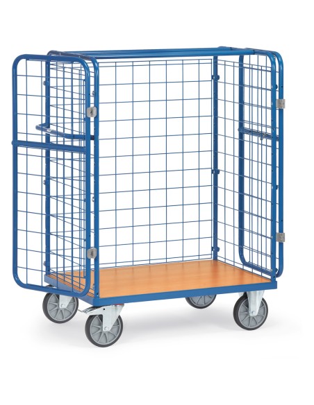 Chariot pour colis à portes battantes