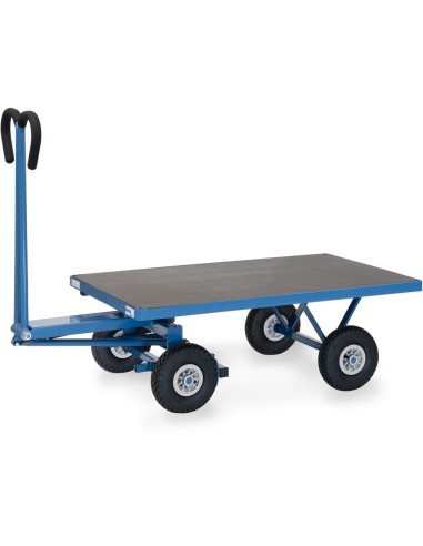 Char à bras 1200 x 800 mm - Pneus gonflables