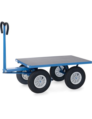 Char à bras 1200 x 800 mm - Pneus gonflables