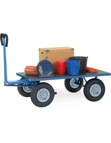 Char à bras 1600 x 900 mm - Pneus gonflables