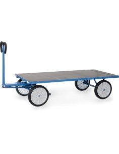 Char à bras 2000 x 1000 mm - Pneus caoutchouc