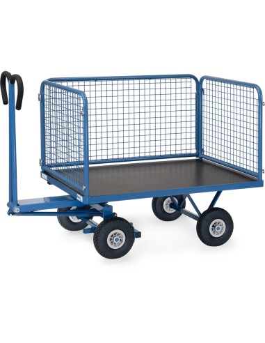 Char à bras 1200 x 800 mm - Pneus gonflables