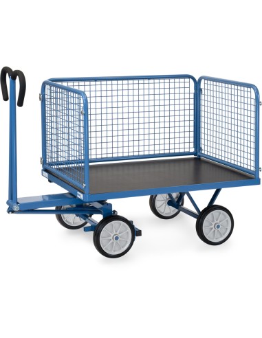 Char à bras 1200 x 800 mm - Pneus caoutchouc