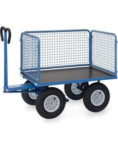 Char à bras 1200 x 800 mm - Pneus gonflables 2