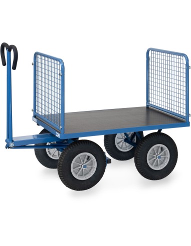 Char à bras 1200 x 800 mm - Pneus gonflables