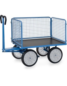 Char à bras 1200 x 800 mm - Pneus caoutchouc 2