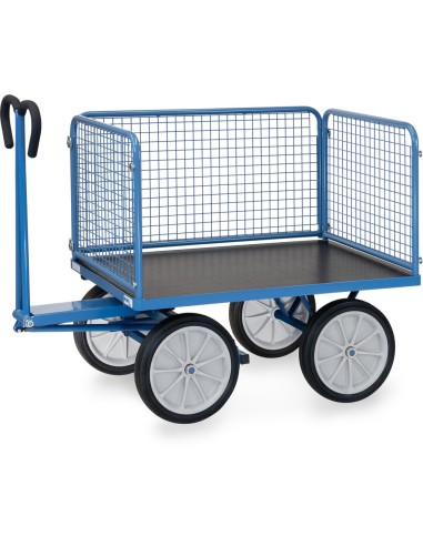 Char à bras 1200 x 800 mm - Pneus caoutchouc