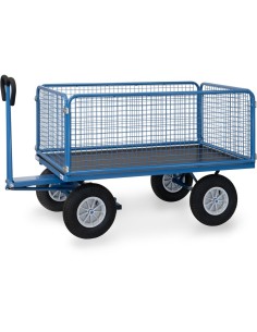 Char à bras 1600 x 900 mm - Pneus gonflables