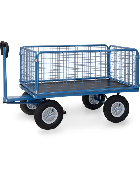 Char à bras 1600 x 900 mm - Pneus gonflables