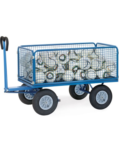 Char à bras 1600 x 900 mm - Pneus gonflables