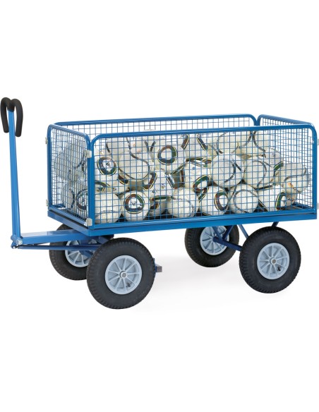 Char à bras 1600 x 900 mm - Pneus gonflables