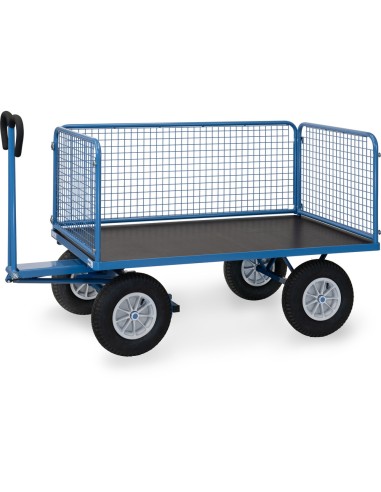 Char à bras 1600 x 900 mm - Pneus gonflables