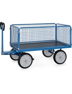 Char à bras 1600 x 900 mm - Pneus caoutchouc