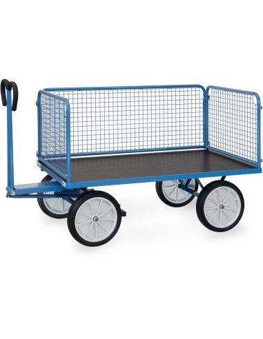 Char à bras 1600 x 900 mm - Pneus caoutchouc