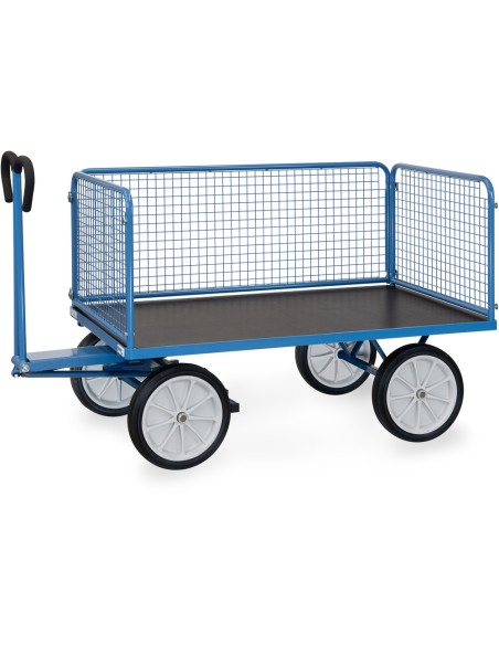 Char à bras 1600 x 900 mm - Pneus caoutchouc