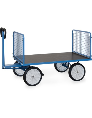 Char à bras 1600 x 900 mm - Pneus caoutchouc