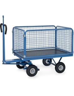 Char à bras 1200 x 800 mm avec oeillet - Pneus gonflables