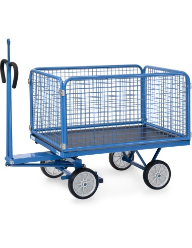 Char à bras 1200 x 800 mm avec oeillet - Pneus caoutchouc