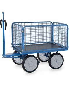 Char à bras 1200 x 800 mm avec oeillet - Pneus caoutchouc