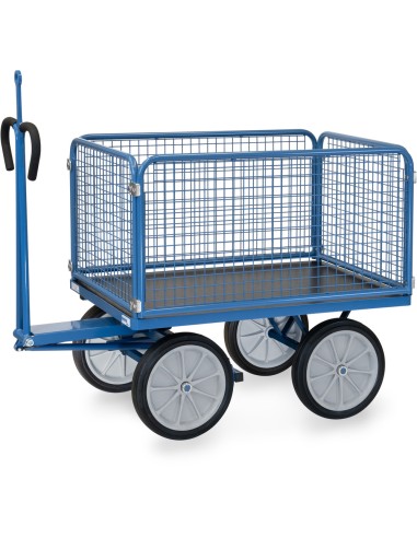 Char à bras 1200 x 800 mm avec oeillet - Pneus caoutchouc