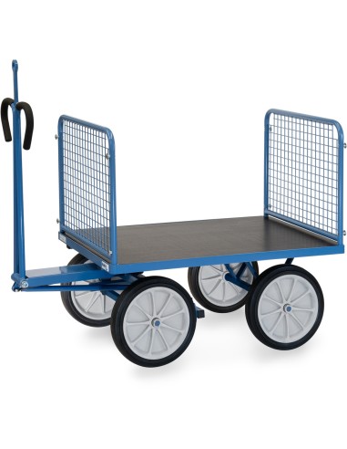 Char à bras 1200 x 800 mm avec oeillet - Pneus caoutchouc