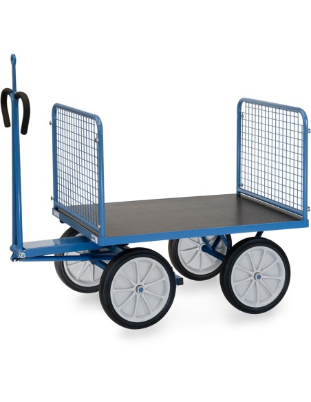 Char à bras 1200 x 800 mm avec oeillet - Pneus caoutchouc