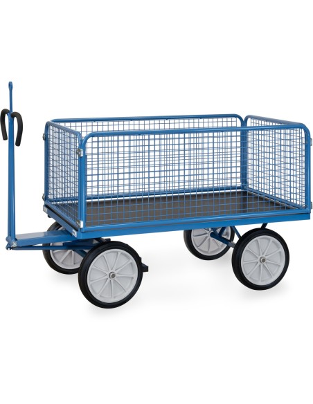 Char à bras 1600 x 900 mm avec oeillet - Pneus caoutchouc