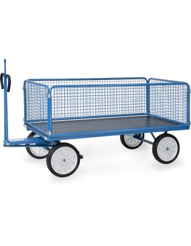 Char à bras 2000 x 1000 mm avec oeillet - Pneus caoutchouc