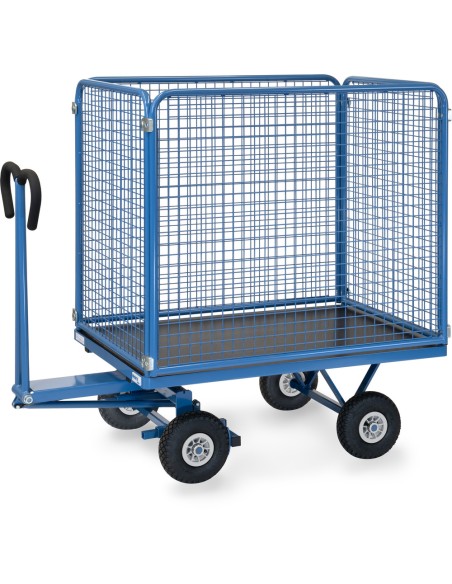 Char à bras 1200 x 800 mm - Pneus gonflables