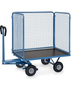 Char à bras 1200 x 800 mm - Pneus gonflables 2