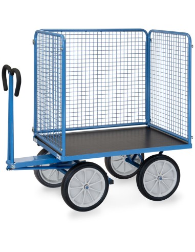 Char à bras 1200 x 800 mm - Pneus caoutchouc