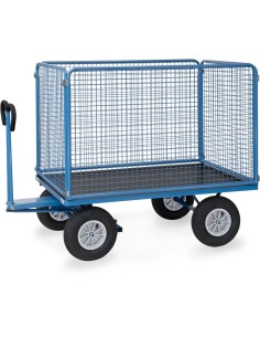 Char à bras 1600 x 900 mm - Pneus gonflables