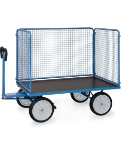 Char à bras 1600 x 900 mm - Pneus caoutchouc 2