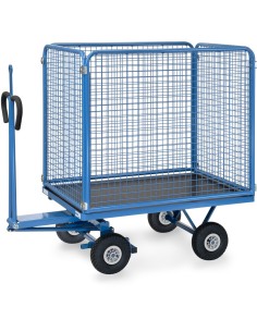 Char à bras 1200 x 800 mm avec oeillet - Pneus gonflables