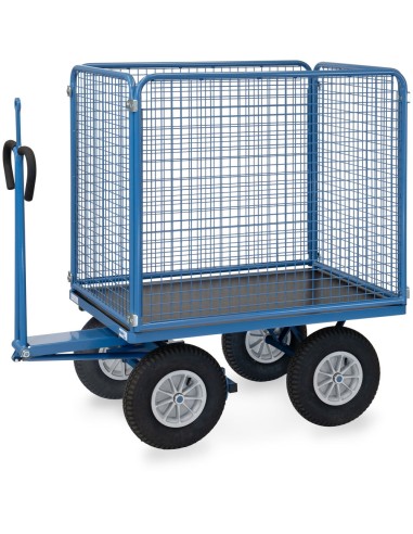 Char à bras 1200 x 800 mm avec oeillet - Pneus gonflables