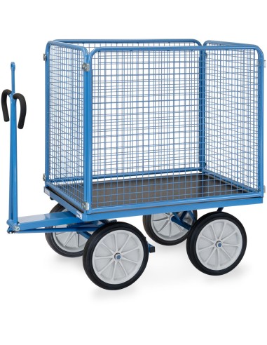 Char à bras 1200 x 800 mm avec oeillet - Pneus caoutchouc