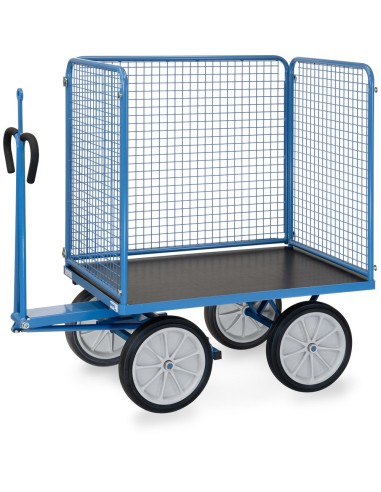 Char à bras 1200 x 800 mm avec oeillet - Pneus caoutchouc