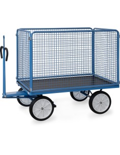 Char à bras 1600 x 900 mm avec oeillet - Pneus caoutchouc